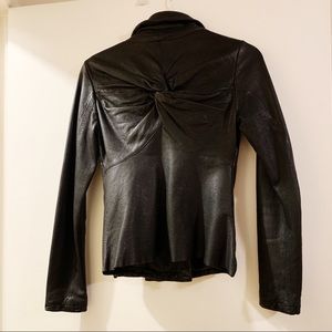 All saints leather jacket